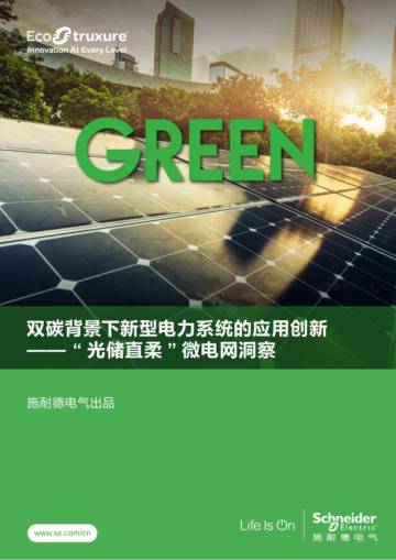 施耐德电气：2023双碳背景下新型电力系统的应用创新-“光储直柔”电网洞察白皮书.pdf