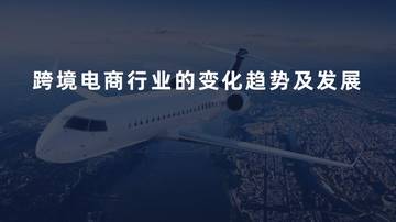 跨境电商行业的变化趋势及发展.pdf