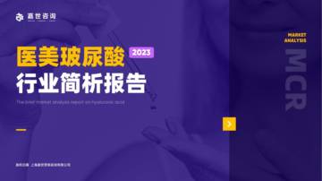 嘉世咨询：2023医美玻尿酸行业简析报告.pdf