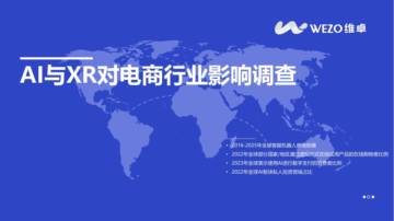 维卓：AI与XR对电商行业影响调查报告.pdf
