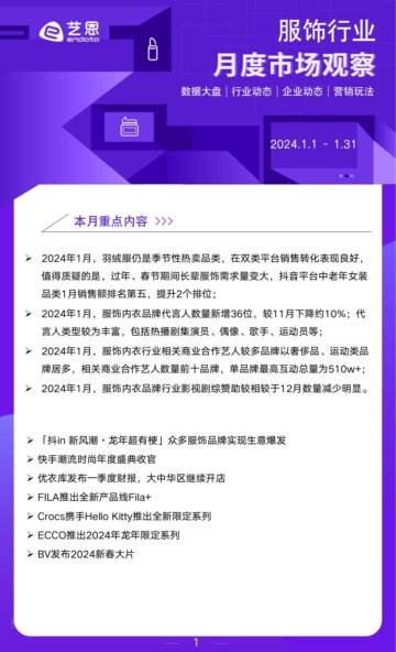 艺恩：2024年1月服饰行业月度市场观察报告.pdf