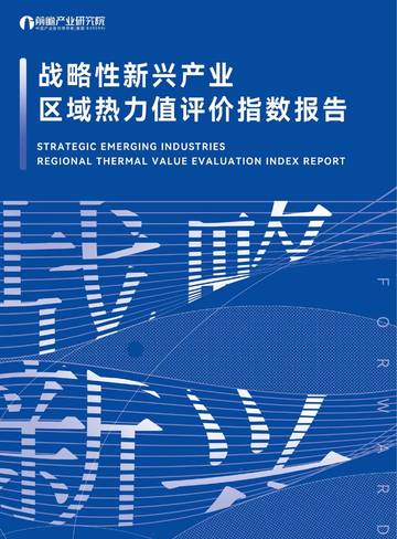 前瞻产业研究院：2024战略性新兴产业区域性热力值评价指数报告.pdf