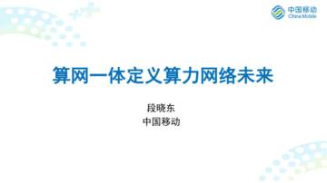 中国移动：算网一体定义算力网络未来.pdf