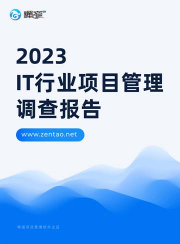 禅道：2023年IT行业项目管理调查报告.pdf