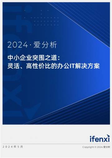 爱分析：2024中小企业突围之道：灵活、高性价比的办公IT解决方案.pdf