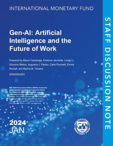 国际货币基金组织：人工智能和工作的未来（英文）.pdf