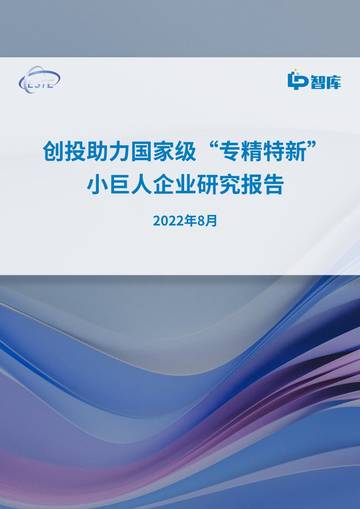 LP智库：创投助力国家级”专精特新“小巨人企业研究报告2022.pdf