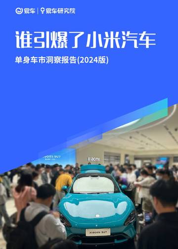 谁引爆了小米汽车：单身车市洞察报告(2024版).pdf