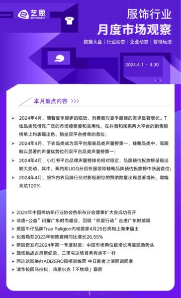 艺恩：2024年4月服饰行业市场观察.pdf