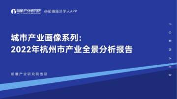 2022年杭州市产业全景分析报告.pdf