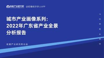 2022年广东省产业全景分析报告.pdf