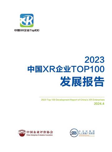 中国企业评价协会：2023中国XR企业TOP100发展报告.pdf