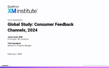 XM institute：Consumer Feedback Channels, 2024.pdf