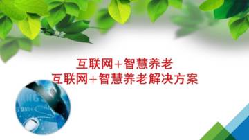 互联网智慧养老-互联网智慧养老解决方案.pdf