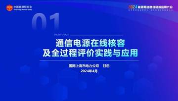 中国能源研究会：2024通信电源在线核容和全过程评价实践应用报告.pdf