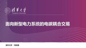 清华大学：面向新型电力系统的电碳耦合交易.pdf