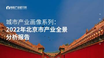 2022年北京市产业全景分析报告.pdf