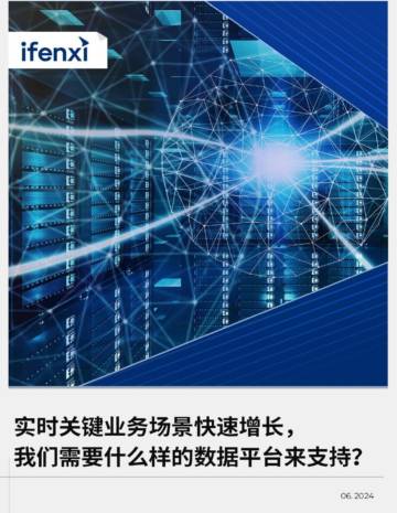 爱分析：2024实时关键业务场景快速增长，我们需要什么样的数据平台来支持.pdf