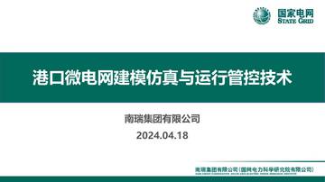 国家电网：2024港口微电网建模仿真与运行管控技术报告.pdf