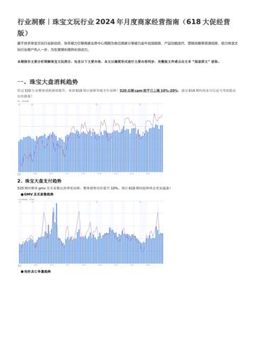 磁力引擎：行业珠宝文玩行业2024年月度商家经营指南（618大促经营版）.pdf