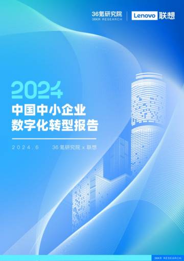 36Kr：2024中国中小企业数字化转型报告.pdf