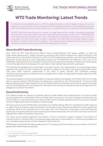 WTO：Trade Monitoring-Latest Trends.pdf