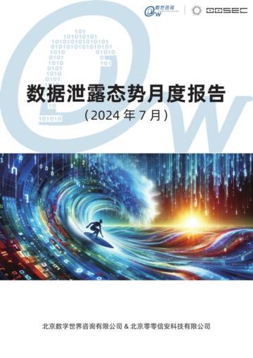数世咨询：数据泄露态势月度报告(2024年7月).pdf