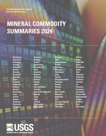 USGS：MINERAL COMMODITY SUMMARIES 2024.pdf