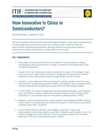 ITIF：How Innovative Is China in Semiconductors.pdf
