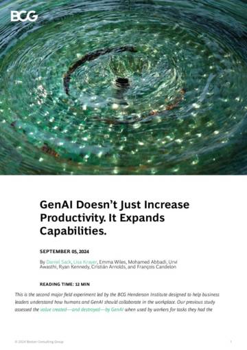 BCG：GenAI Doesn’t Just Increase Productivity and it Expands Capabilities.pdf