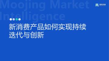 魔镜洞察：新消费产品如何实现持续迭代与创新？.pdf