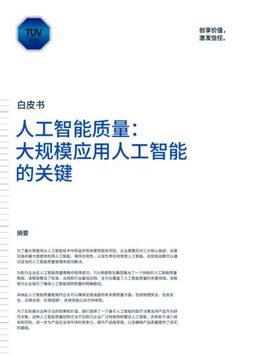 南德意志集团：2024人工智能质量_大规模应用人工智能的关键白皮书.pdf