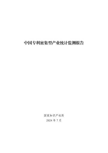 国家知识产权局：2024年中国专利密集型产业统计监测报告.pdf