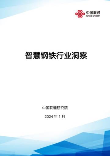 2024年智慧钢铁行业洞察报告.pdf