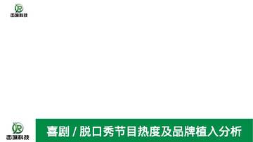击壤科技：2024年喜剧脱口秀节目热度及品牌植入分析报告.pdf