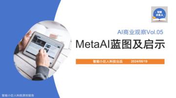 智能小巨人科技：AI商业观察系列 - MetaAI战略蓝图及启示.pdf
