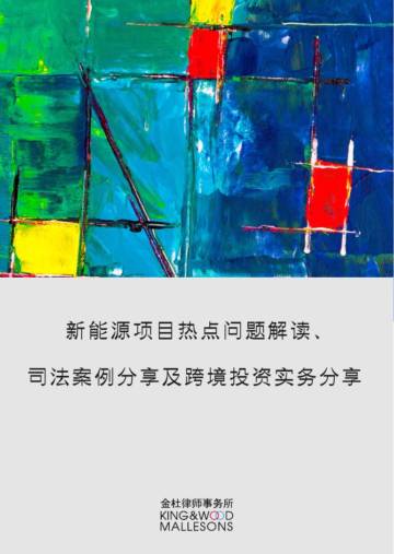 金杜律师事务所：2024年新能源项目热点问题解读、司法案例分享及跨境投资实务分享报告.pdf