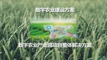 数字农业产业项目整体解决方案.pdf