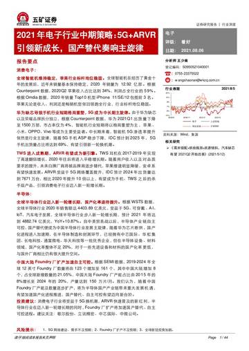 2021年电子行业中期策略.pdf