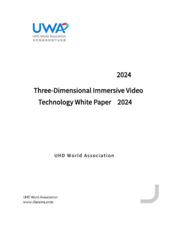 UWA：三维沉浸视频技术白皮书（2024）.pdf
