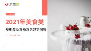 2021年美食类短视频及直播营销趋势洞察.pdf