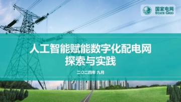 国家电网：2024人工智能赋能数字化配电网探索与实践.pdf