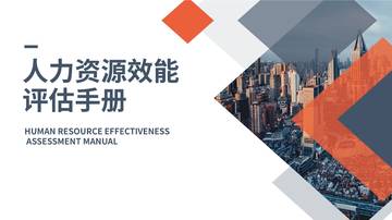 【工具】人力资源效能评估手册.pdf