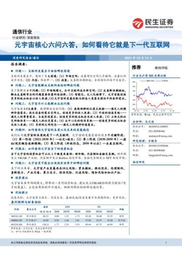 元宇宙核心六问六答，如何看待它就是下一代互联网.pdf