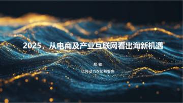 2025，从电商及产业互联网看出海新机遇.pdf
