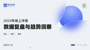 2024年线上市场数据复盘与趋势洞察报告.pdf