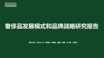 艾克站略创新咨询：奢侈品发展模式和品牌战略研究报告.pdf
