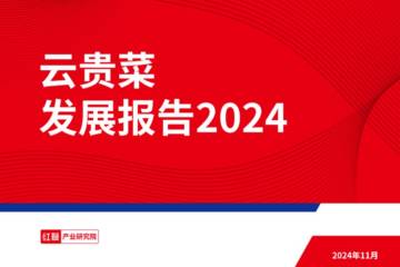 红餐：云贵菜发展报告2024.pdf