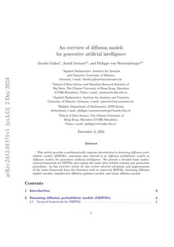 生成式人工智能的扩散模型概述.pdf