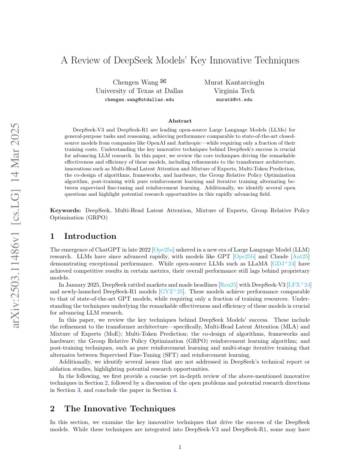 DeepSeek模型关键创新技术综述（英文）.pdf